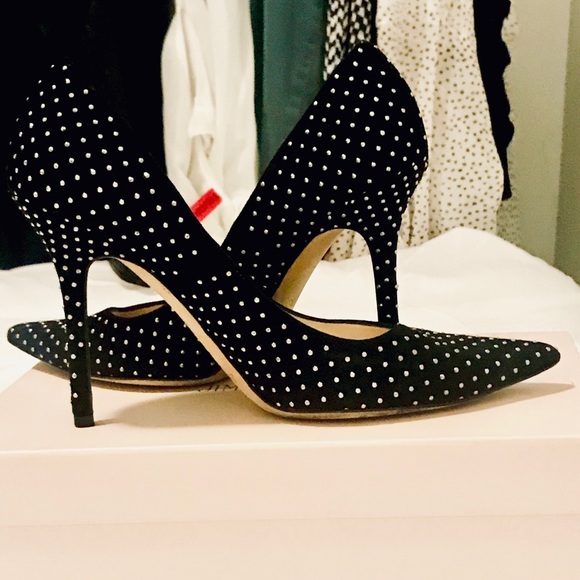 Jimmy Choo Shoes - Jimmy Choo suede Romy 100 studded pumps